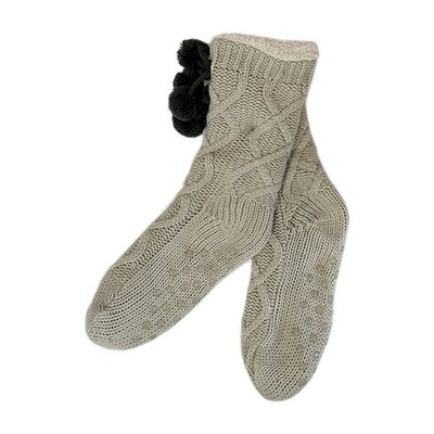 Da Hüttenschuhe Home Socks Stoppersocken Socken Hausschuhe gefüttert Gr 39-42