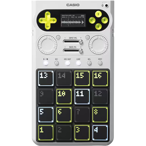 CASIO SXC-1 Portable Standalone Sampler White SK-1 MT-40 16 Pads 64GB USB-C New