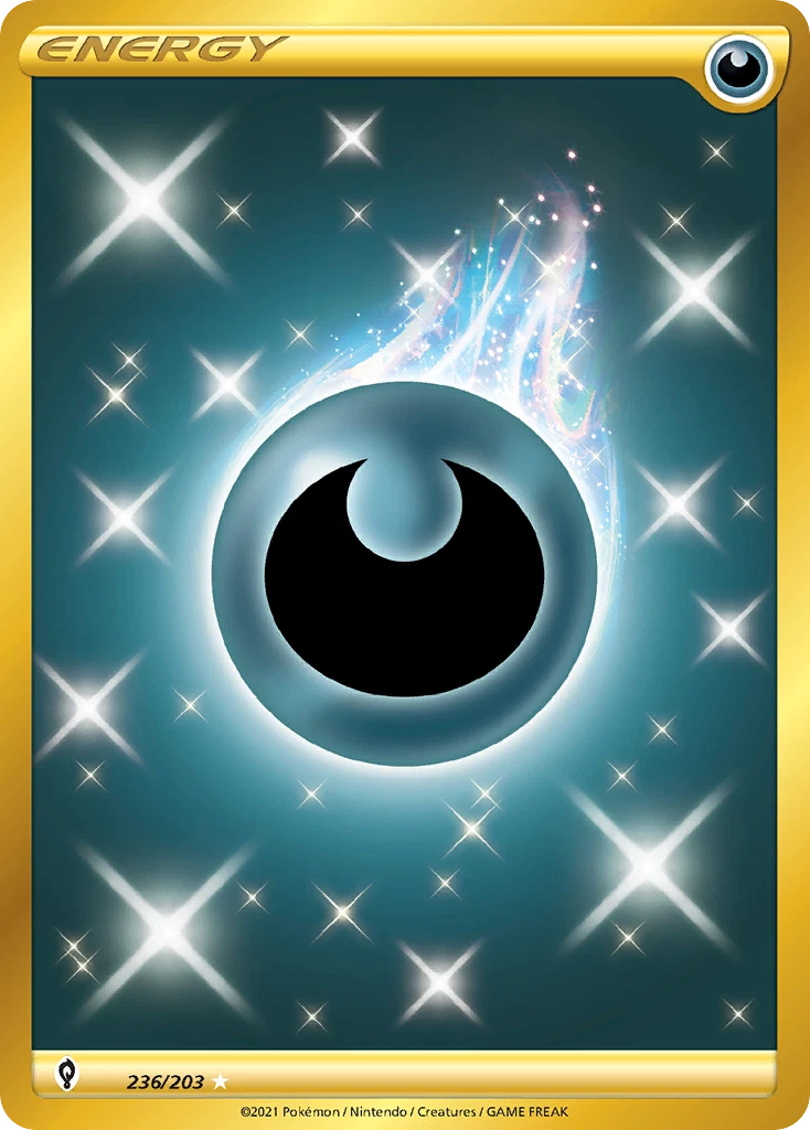 Darkness Energy 236/203 SWSH07: Evolving Skies for sale | eBay