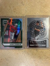 2021 Panini Elite Extra Edition Bubba Chandler Status Green /499 & 2025 Talisman