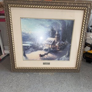 Thomas Kinkade Sunday Evening Sleigh Ride | eBay
