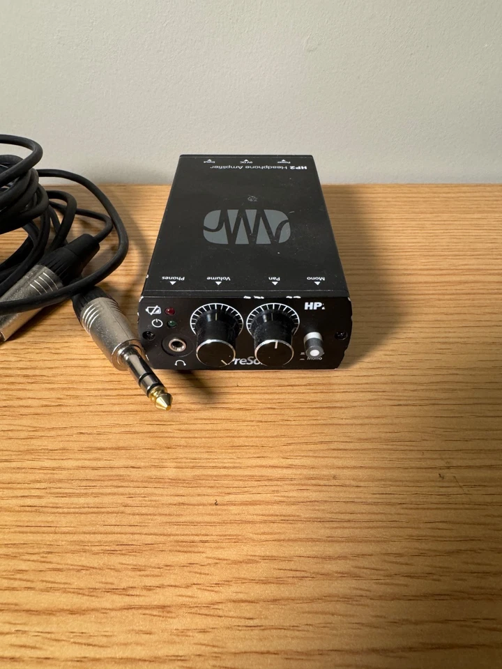 PreSonus HP2 Personal Headphone Amplifier Tested Great + Stereo 1/4 Input Cable - Image 2 of 4