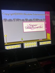Super Skateboardin' (Atari 7800, 1988) Authentic Cartridge Only Tested Working