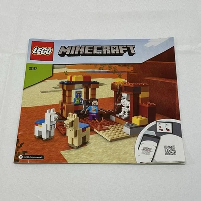 LEGO Minecraft The Trading Post 21167 Instruction Manual Booklet - Image 1 of 3