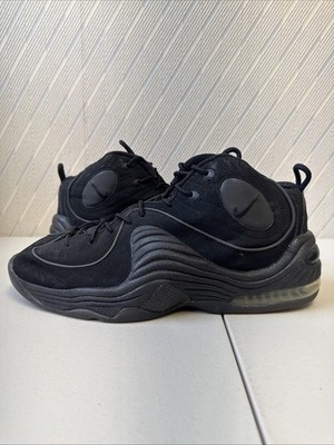 Nike Air Penny 2 Blackout Men Size 12 Orlando Magic 2009 Triple Black 333886-001