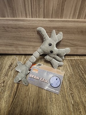 GIANT MICROBES-BRAIN CELL-Stuffed Plush Neuron Synapse Biology Medical Science