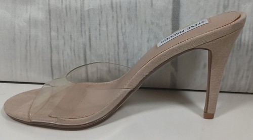 Steve Madden Women's Errin Heeled Slide Shoes, Buff, size 7 - Picture 6 of 10