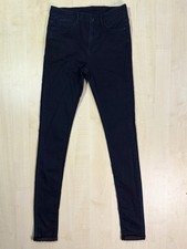 Topshop Leigh Blue Black Skinny Jeans W28 L34 Pre-Prod Sample