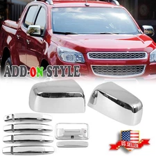 For 2015+ Chevy Colorado/CANYON Chrome Top Mirror+Door Handle + Tailgate Covers