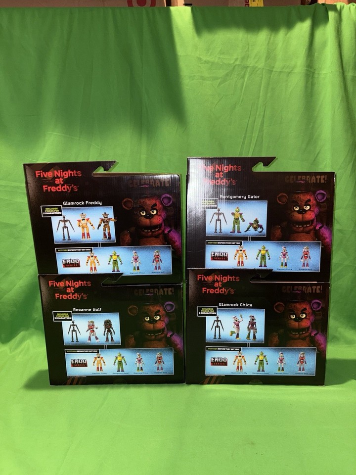 Wolve Wave Five Nights Freddy's FNAF Endo Series Wave 3 Full Set x4 Freddy Gator ...