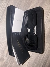 Versace Eyewear VE4424U - Black Frame/Dark Gray Lens Women's Sunglasses GB1/87 