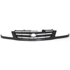 Grille For 2001-2003 Toyota Sienna Textured Black Plastic