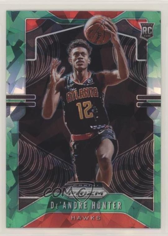 2019-20 Panini Prizm Rookie Green Ice Prizm De'Andre Hunter #251 Rookie RC 2r7