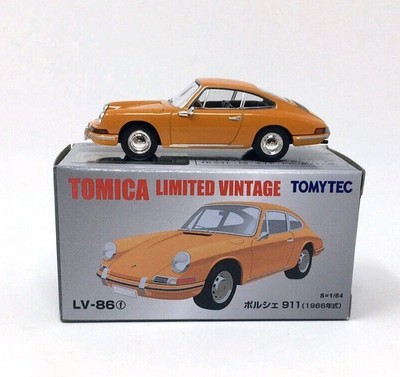 【未開封・TOMYTEC】ポルシェ911　2台セット (LV-86f/g) Tomica Tomytec Tomica Limited Vintage TLV 1966 Porsche 911 LV-86f