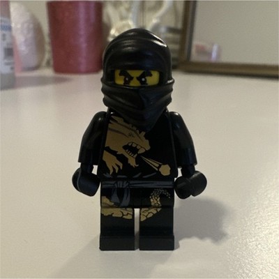 メイ LEGO Ninjago Cole Minifigure w/ Gold Dragon from Set 2509 Earth