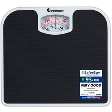 Analog Bathroom Body Weight Scale up to 300lb Anti Skid Large Numbers No Battery