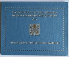 2 euro, coincard / blister Vaticano 2012, 7° Incontro Mondiale delle Famiglie