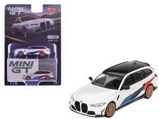 BMW M3 M PERFORMANCE TOURING ALPINE WHITE 1/64 DIECAST MODEL BY MINI GT MGT00776