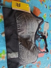 All in Motion Women's Medium Support Seamless Bra Dark Gray XLarge