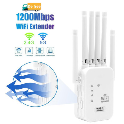 300/1200Mbit/s WIFI Repeater WLAN Verstärker Booster Signal Extender 2,4/5GHz