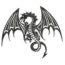 Dragon Embroidery Pillow Cover and Wall Art F...