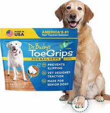Dr Buzby's Large ToeGrips Dogs Instant Traction on Wood/Hardwood Floors Anti