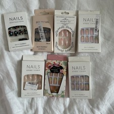 Nuevo Lote Prensado en Uñas, Cuadrado, Redondo, Almendra