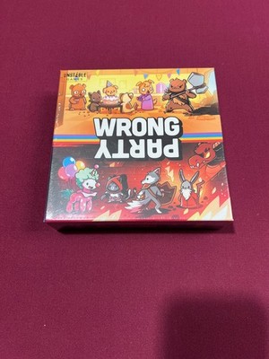 Wrong Party Card Game Unstable Games NEW Sealed Party Game 2 5 Players