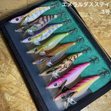 Daiwa Emeraldas Stay No.3 Egi Fishing Lures 8pcs Rattle & Non-Rattle