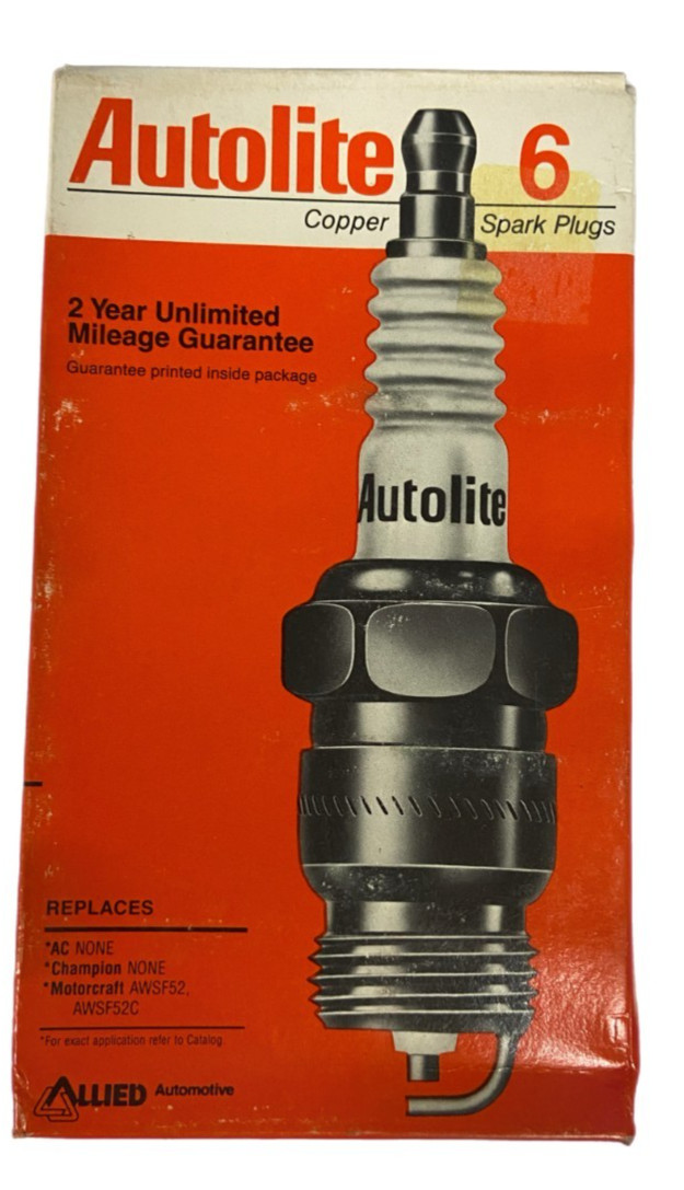 Autolite Copper Spark Plugs 766 Pack of 6