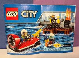 Lego #60106 - Lego City Fire Starter Set Complete w Instructions