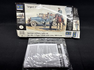 1/35 Urgent Dispatch Masterbox MB35151 German Radio Car And Horse Sealed Sprue