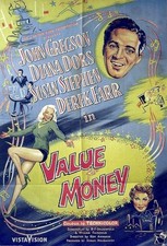VALUE FOR MONEY 1955 John Gregson, Diana Dors, Susan Stephen UK 1-SHEET POSTER
