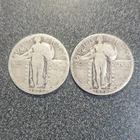 1925 & 1928 Standing Liberty Quarter 25C Circulated Uncertified US Coins #471