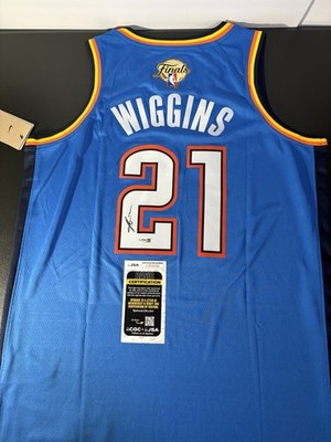 Aaron Wiggins Autographed OKC Thunder Finals Jersey Signed NBA