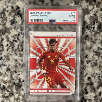 2025 PANINI ASCC #26 LAMINE YAMAL | PSA Mint 9