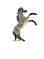 Hagen Renaker Vintage Miniature Retired Figurine Specialty Gray Rearing Horse 