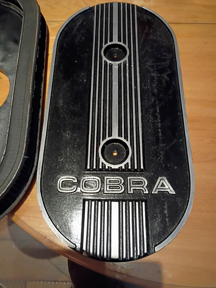 Filtro ovalado purificador de aire de aleación Mustang 1969 1970 69 70 Mach 1 Grande Boss Foto 2 de 4