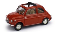 Brumm 1/43 Fiat Neu 500 Open 1959 Rot Statisches DIECAST-MODELL