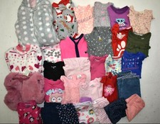 Wholesale Bulk Lot 30 Girls 6-12 Month Mixed Season Tops Bottoms Shirts Pants