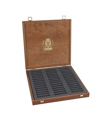 Schmincke - Pastel, empty box for 45 colors, 77 945 097, large wooden box for...