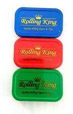 1oz tobacco tin Rizla Storage Cigarette Tobacco Tin rolling king tobacco tin