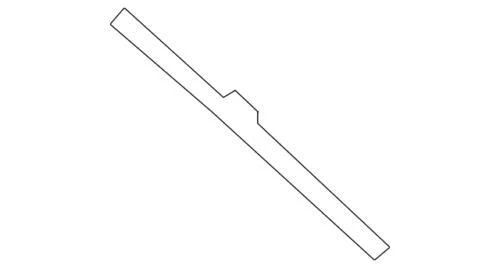 Limpiaparabrisas lateral derecho Buick genuino GM 2007-2012 20,86 pulgadas 25941804 Foto 3 de 4