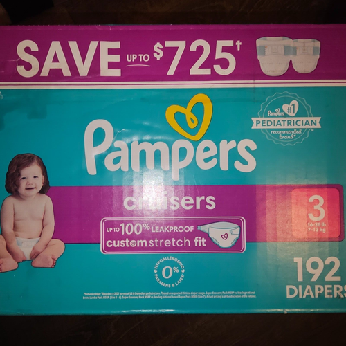 Pampers Cruisers Diapers Size 3, 192 Count | eBay