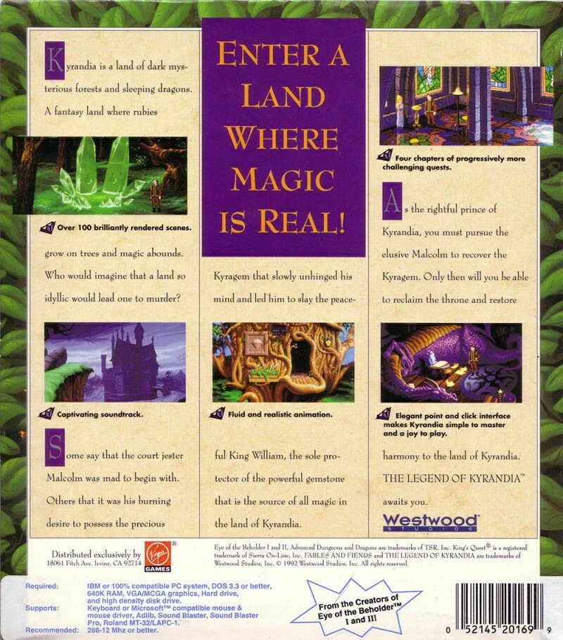 The Legend of Kyrandia Collection PC Game Malcolm's Revenge Hand of Fate - Image 2 of 4