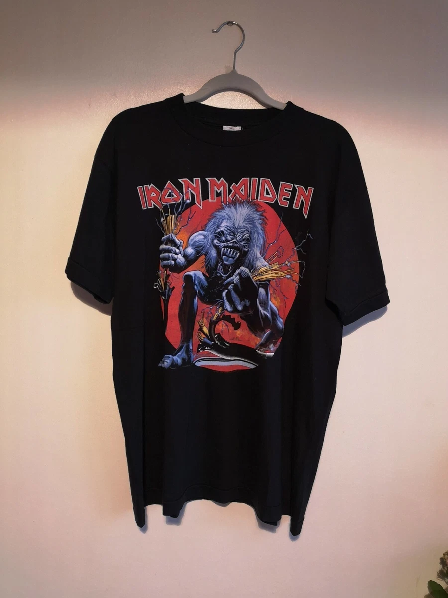 iron maiden t shirt ebay