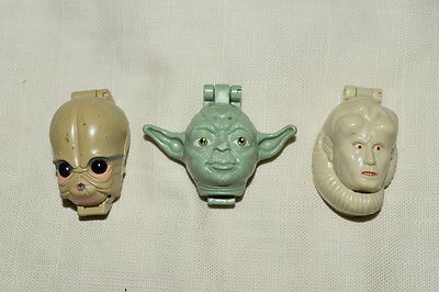 1996 Galoob Star Wars Micro Machines Mini Heads (Lot of 3) SW-365