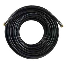 COMMERCIAL ELECTRIC 100 ft. RG-6 Quad Shielded Coaxial Cable, Black