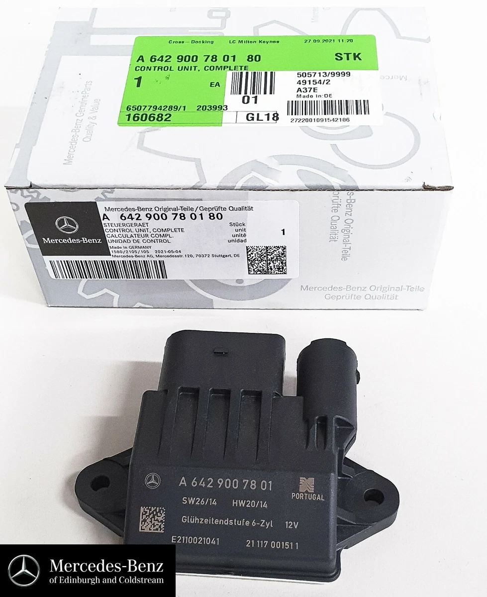 Genuine Mercedes-Benz OM642 V6 Glow Plug Control Unit Relay 