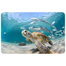 Sea Turtle metal sign - Wall Decor - Aluminum Door Sign - Wall Metal Sign - Art